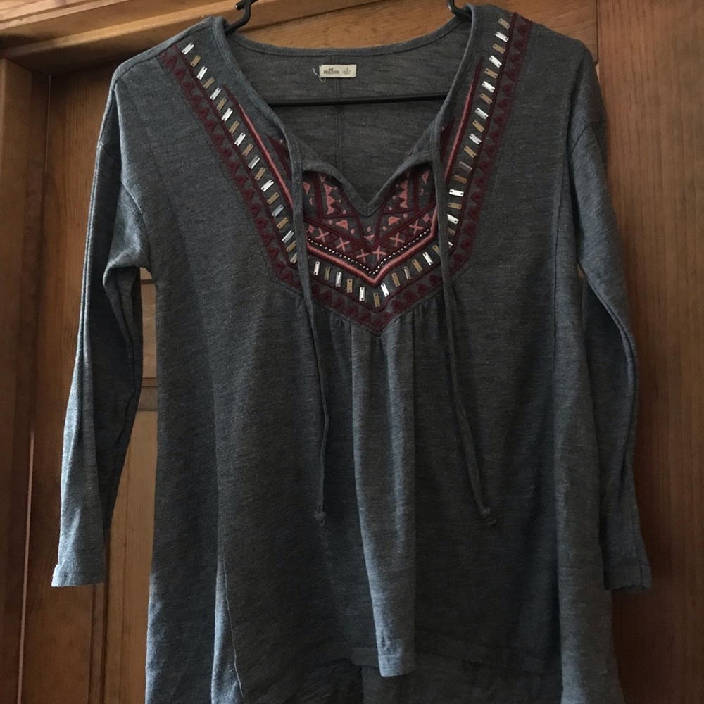 Hollister Tie Front Top
